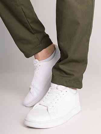 Котонові штани чоловічі весняні осінні хакі з кишенями Pobedov Step Київ