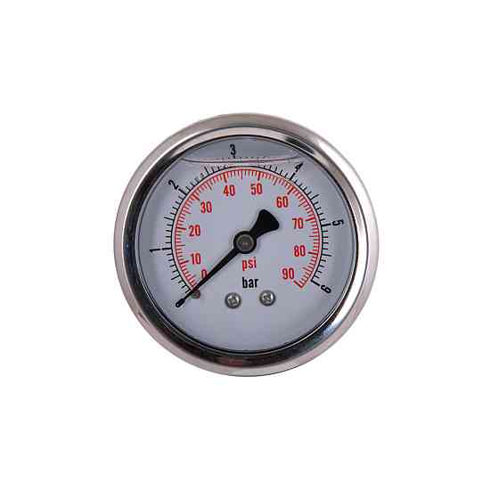 Манометр із гліцерином Thermo Alliance Forte 6 барів, 1/4"Н, заднє під'єднання TAF171G6B Київ