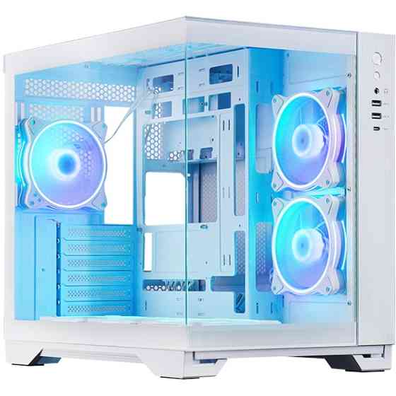 Корпус Chieftec VISIO GM-30W-TG-OP ATX, без БЖ, White Вінниця