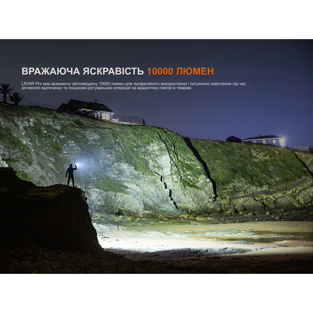 Ліхтар пошуковий ручний Fenix LR35R PRO | Лімітована серія Київ - фото 8