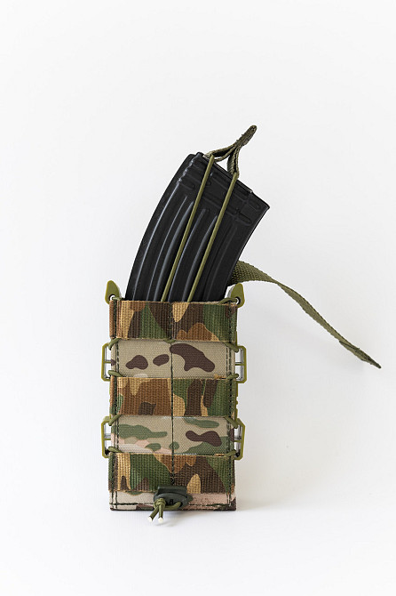 Подсумок на 1 магазин пиксель открытый каркасный Мультикам Одесса - изображение 1