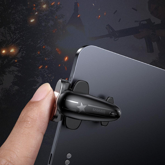 Ігровий контролер (джойстик, геймпад, тригер) Baseus Shooting Game Tool ACPBCJ-01 для планшета (Чорний) Николаев - изображение 8