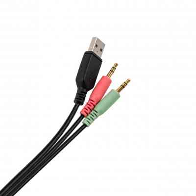 Наушники Vinga HSCU-100 Gaming LED Black (HSCU-100) Винница