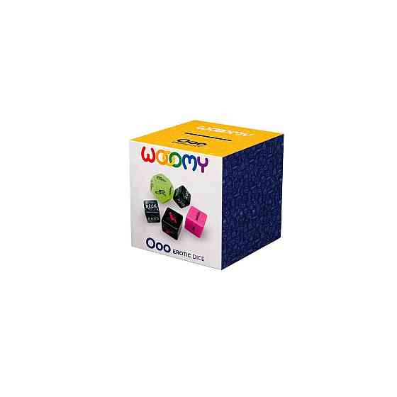 Набор кубиков Wooomy Ooo 5 Dice Set (EN): места и позы для секса, интимные действия и части тела Sex Aura Киев