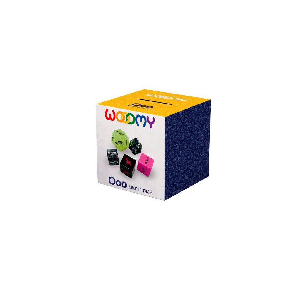 Набор кубиков Wooomy Ooo 5 Dice Set (EN): места и позы для секса, интимные действия и части тела Sex Aura Киев - изображение 4