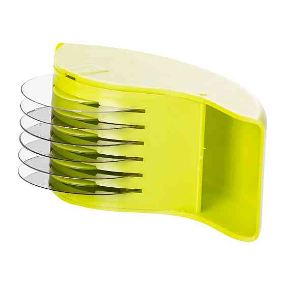 Ding Lanfang Ніж слайсер для зелені 6 лез ножа подрібнювач для зелені 15×6×8 (см) Салатовий HP- Коломия