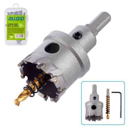 Свердло корончате твердосплавне по металу 38мм Alloid Одеса