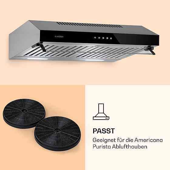 Набор фильтров с активированным углем Americana Purista из 2 сменных аксессуаров 18 x 2 см (ØxH) (Германия, Ровно