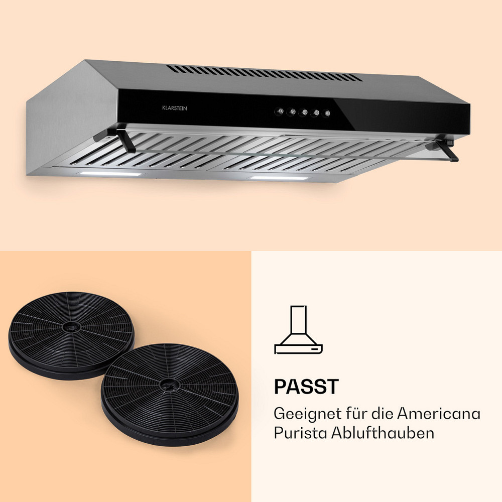 Набор фильтров с активированным углем Americana Purista из 2 сменных аксессуаров 18 x 2 см (ØxH) (Германия, Ровно - изображение 2