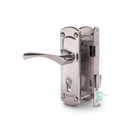 Замок врізний USK 1423-CR(AL) з ручками Харків