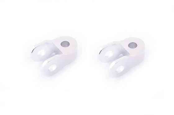 Подовжувачі амортизатора (пара) 3см, Ø10мм (сріблясті) RIDE IT Київ