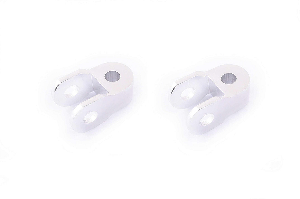 Подовжувачі амортизатора (пара) 3см, Ø10мм (сріблясті) RIDE IT Київ - фото 1