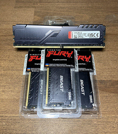 ОЗУ Kingston HyperX DDR4 8gb 3600MHz для ПК Клевань - изображение 2