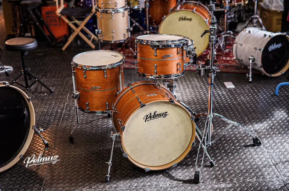 Ударная установка  Polmuz Maple Model 1 - 18/12/14/4SD Inlayed Satin Jatoba Киев - изображение 1