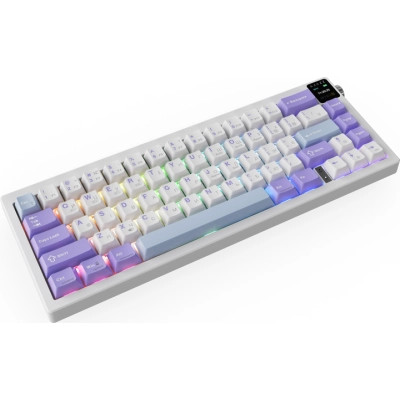 Клавіатура Ajazz AK650 Flying Fish Switch Purple RGB USB/Wireless/Bluetooth UA Purple (AK650-FF-PWB) Вінниця - фото 10