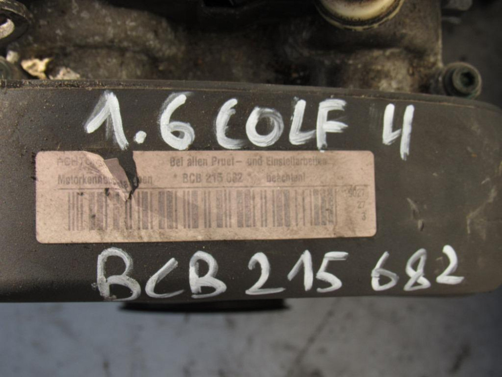 Двигун 1.6 бензин 16V VW Golf 4 2000-2006 (BCB) Ковель - фото 4