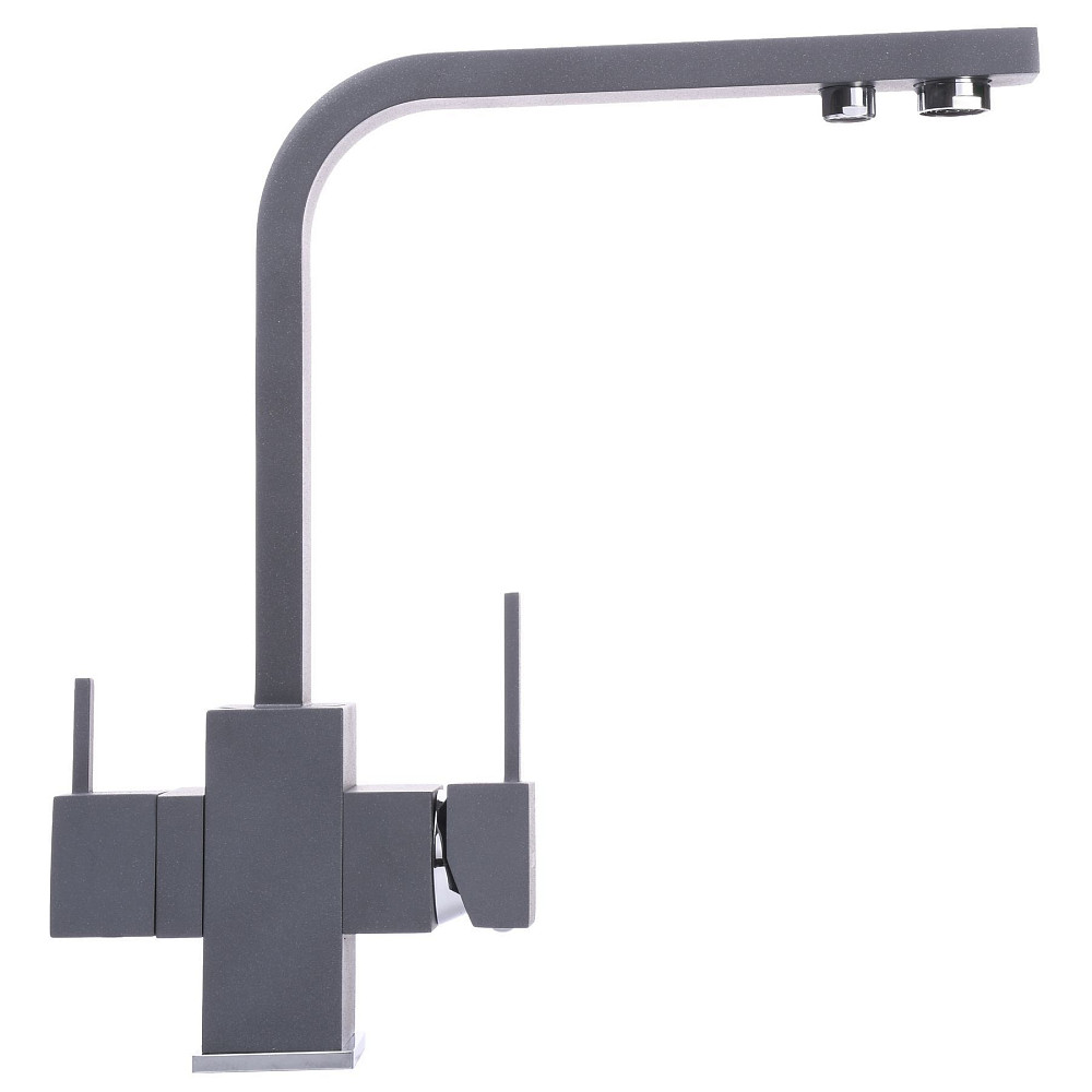 Змішувач для кухні під осмос Globus Lux LAZER GLLR-0111-3-TITANIUM Луцк - изображение 3