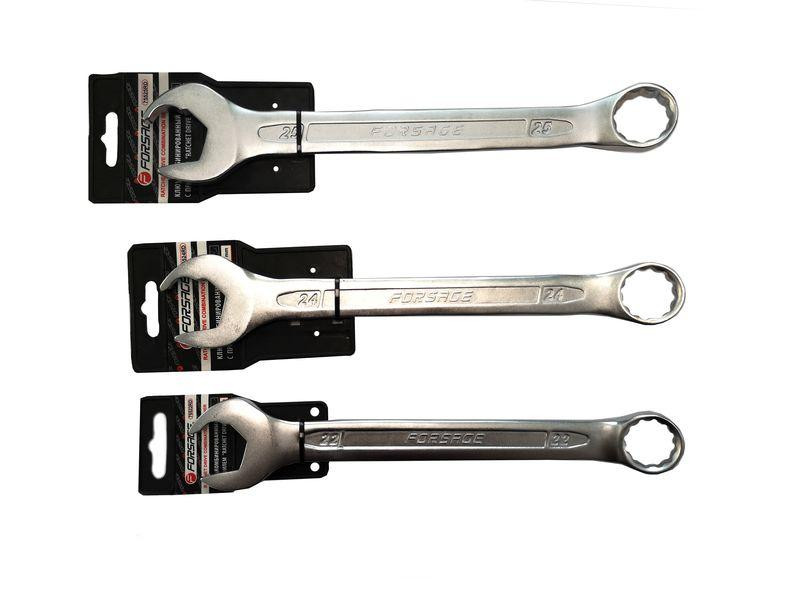 Ключ комбінований з профілем Ratchet drive 27мм Forsage F-75527RD Одеса - фото 1