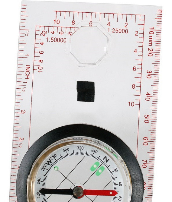 Тактический Компас с картой азимута и стеклом с шнурком Mil-Tec от Sturm (15797000) АБС-пластик Нововолынск - изображение 5