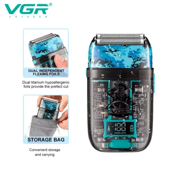 Профессиональный набор 3в1 VGR V-645 триммер, машинка для стрижки волос и электробритва Коломия