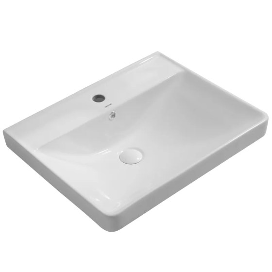 Раковина меблева MIXXUS PREMIUM STYLE-1501 600х480х190mm з отвором під змішувач та переливом  ( MP6498 ) 36554 Харків