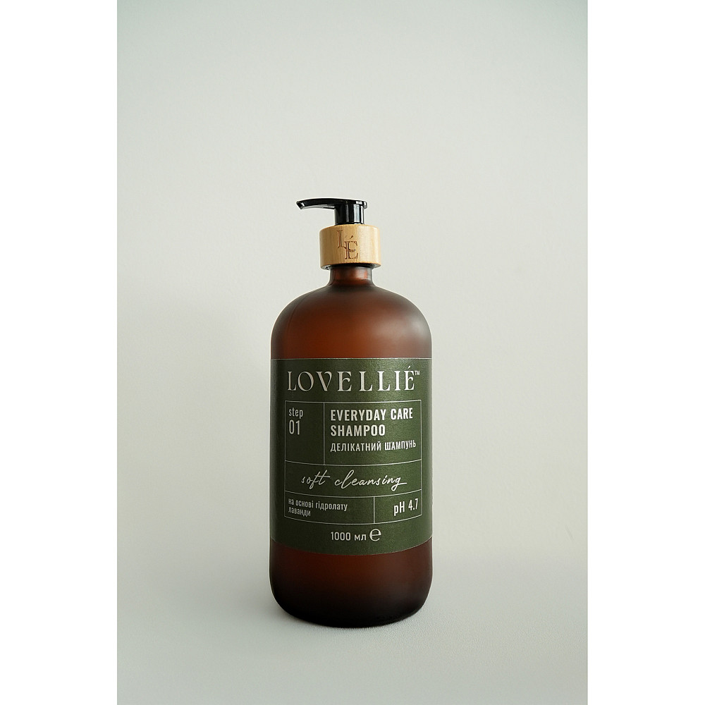 Делікатний шампунь М’яке очищення Everyday Care Shampoo Soft Cleansing LOVELLIE 1000 мл Київ - фото 1
