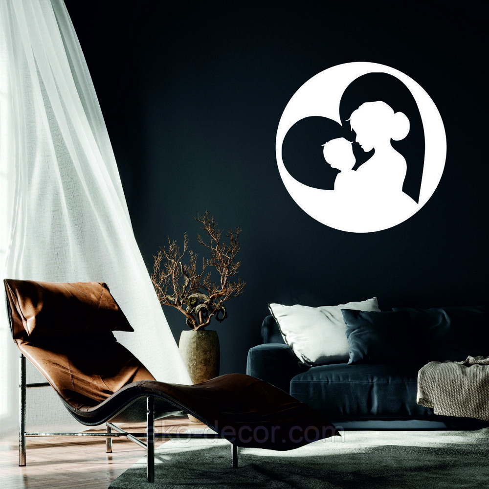 Декоративне настінне Панно «Мати та дитина», Декор на стіну Київ - фото 1