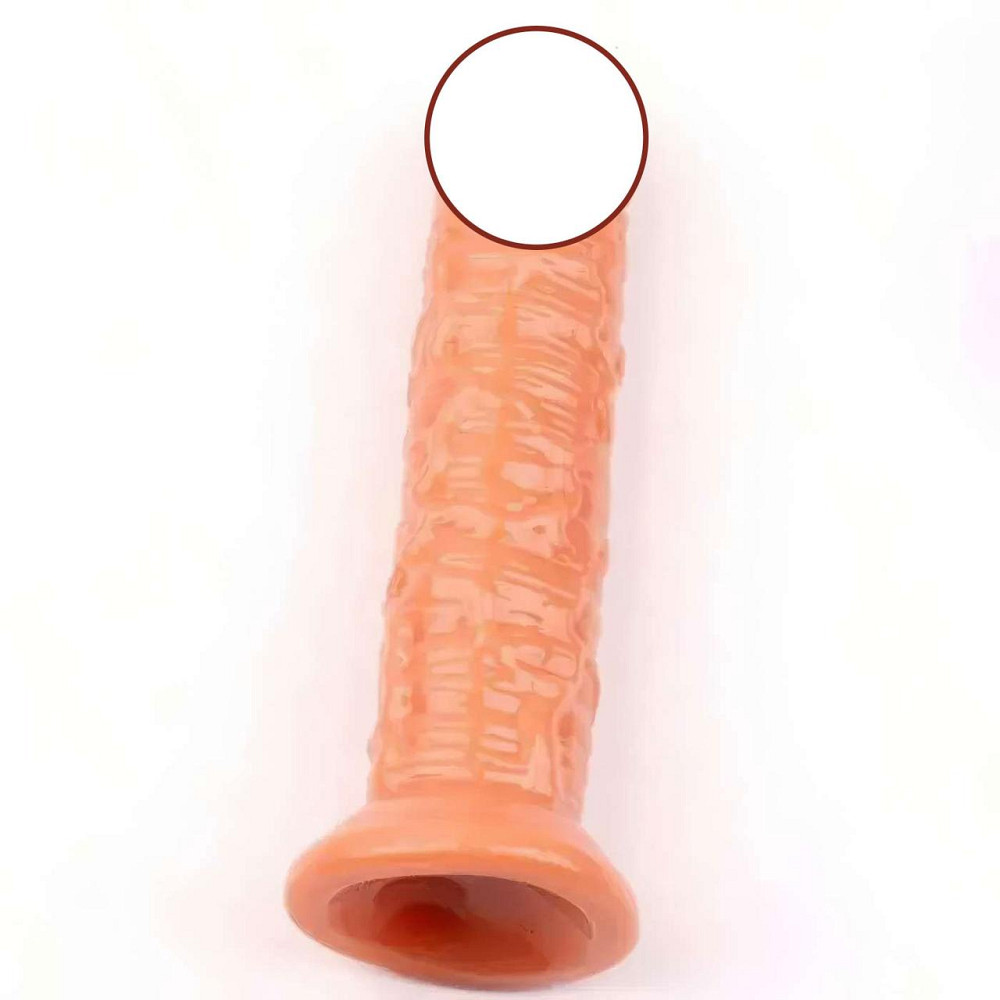 Фаллоимитатор реалистичный на присоске M 16х3,5 см Бежевый Винница - изображение 4