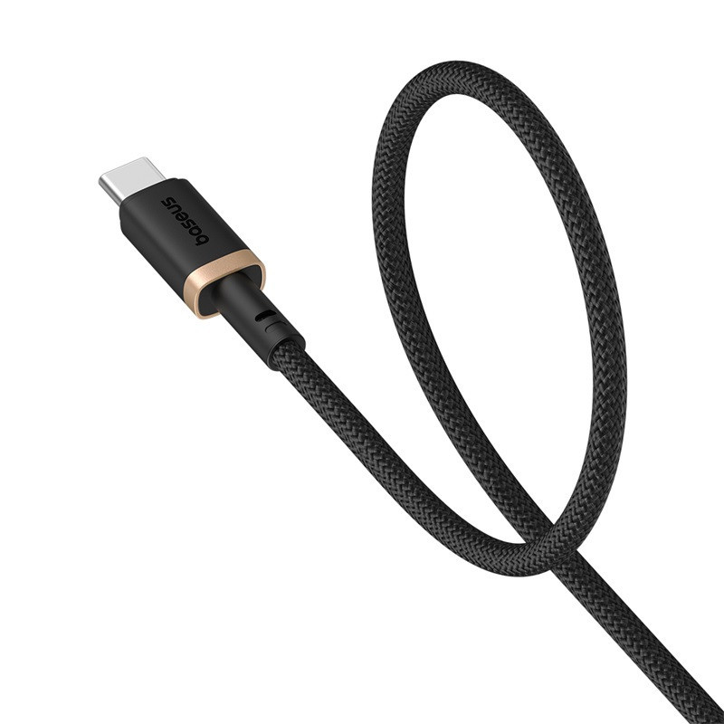 Кабель Baseus Dura Series Fast Charging Cable USB to Type-C 60W 1m Gold+Black Одеса - фото 4