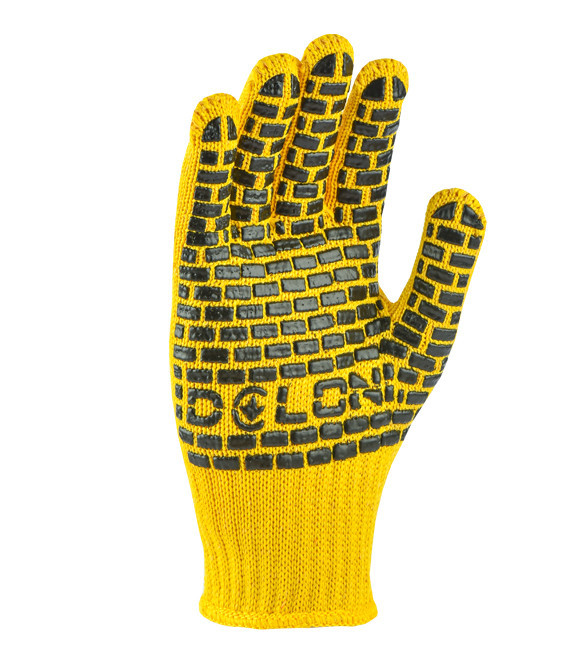 Doloni рукавички захисні трикотажні з ПВХ малюнком, розмір 10, Стандарт Плюс 4078 Рівне - фото 1