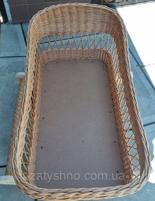 Плетене дитяче ліжечко Київ - фото 3