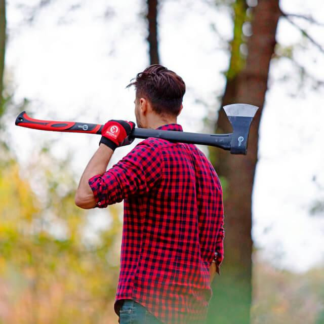 Сокира, 1250 г, ручка з фібергласу INTERTOOL HT-0264 Киев - изображение 10