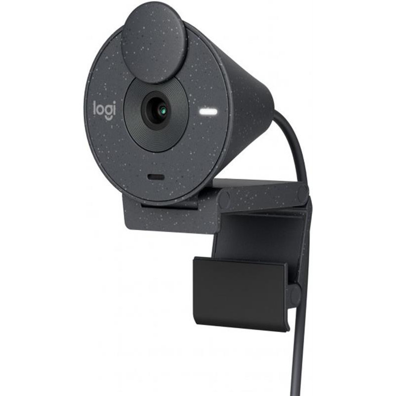 Веб-камера Logitech Brio 300 Graphite (960-001436) Чорний Харків - фото 9