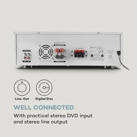 Цифровий HiFi стереопідсилювач Auna AMP 3800 BT 5.0 Bluetooth з Німеччини Дніпро
