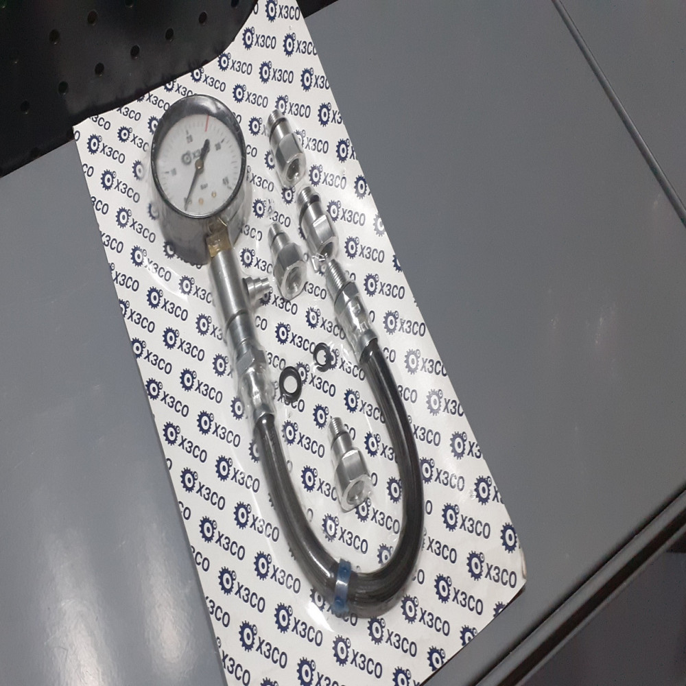 Компрессометр для измерения компрессии дизельных и бензиновых двигателей с гибким шлангом КОМПР40ШЛ ХЗСО CMPR Чернигов - изображение 8