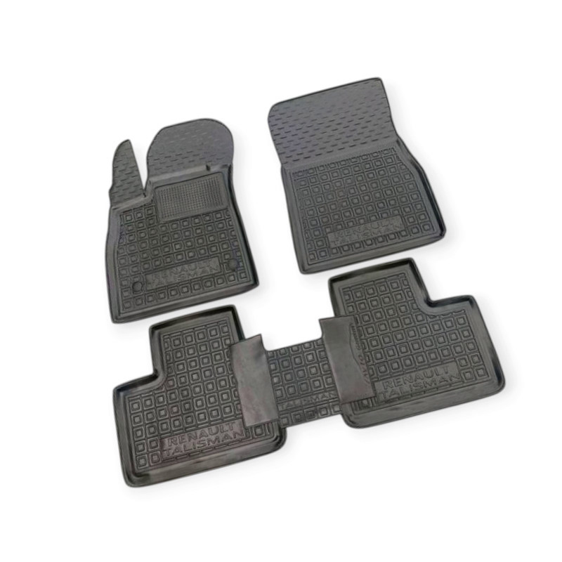 Килимки Рено talisman 2015-> борт 2,5 см, з перемичкою салону Мукачево - фото 1