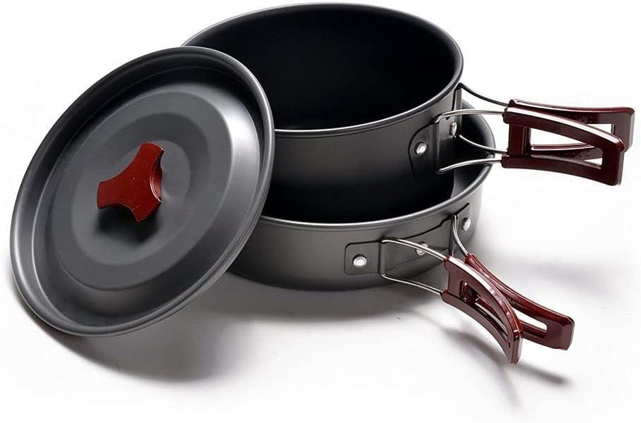 Набор походной посуды складной на 5 персон 13 предметов алюминий AL-500 туристический Киев - изображение 2