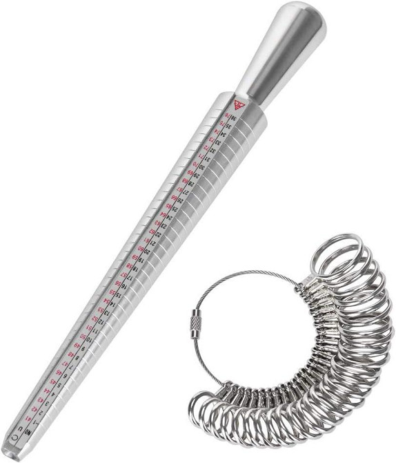 Пальцемер і кольцемер з 31 металевим кільцем Київ - фото 6