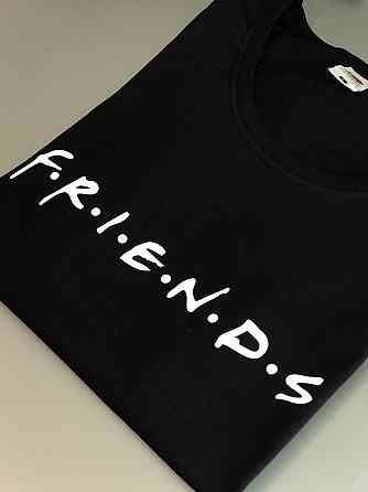Женская\Мужская футболка с принтом friends Черновцы