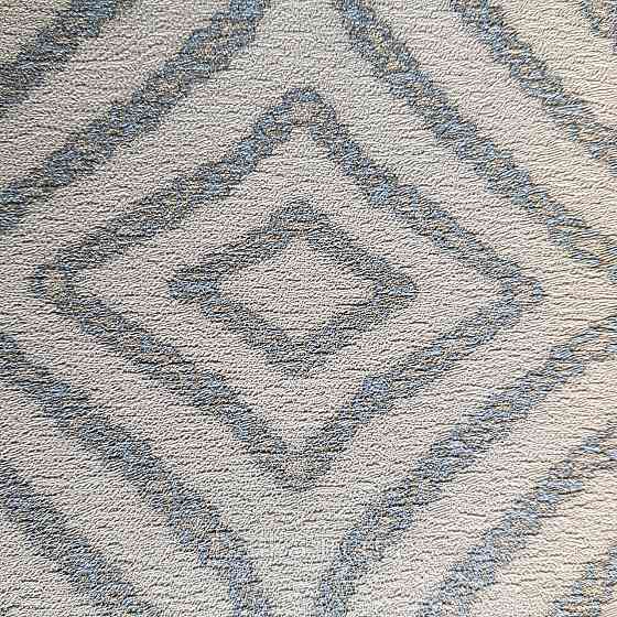 Шпалери метрові вінілові на флізелін 24 Carati Cristiana Masi абстракція смуги хвилі сині блакитні сріблом Київ