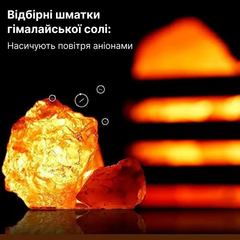 Cоляная лампа с ночником 2-в-1 Doctor-101 Cube. Солевая лампа из гималайской соли Днепр - изображение 4