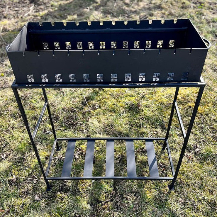 Мангал сварной на 12 шампуров 3 мм «Патриот» Киев - изображение 1