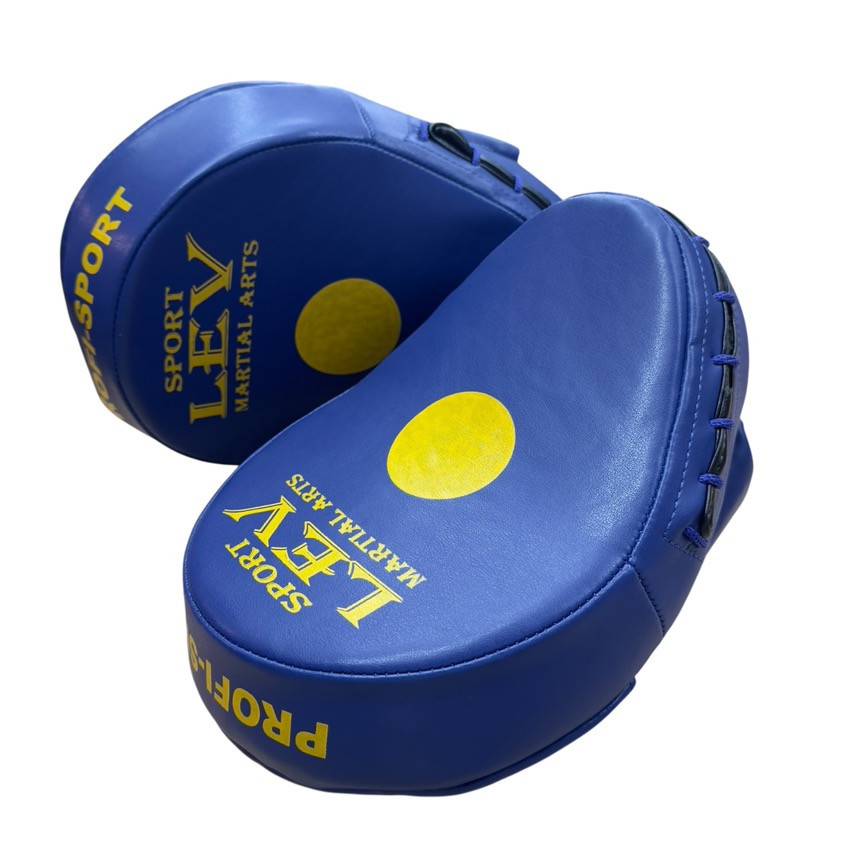 Лапа боксерська Вигнута (2 шт.) спейч LEV SPORT Вишневе - фото 1