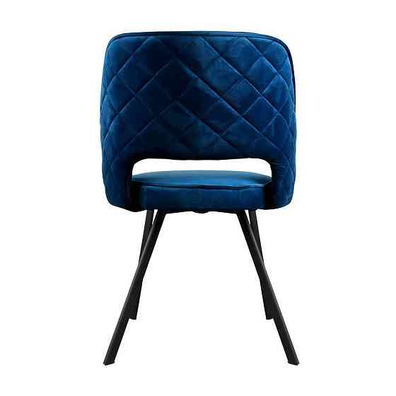 Стілець крісло м'який MarvelDesign Beatrice 65 прямокутні ніжки Синій Київ
