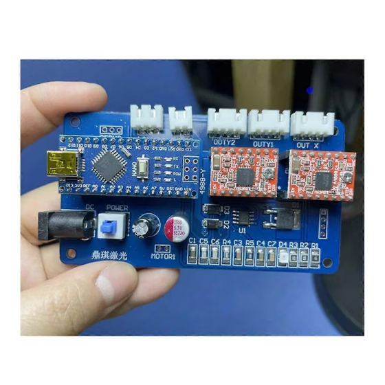 Плата керування кроковими двигунами Benbox GRBL | USB драйвер 2 осі | Контролер для лазерного гравера CNC DIY 12V 2A Київ