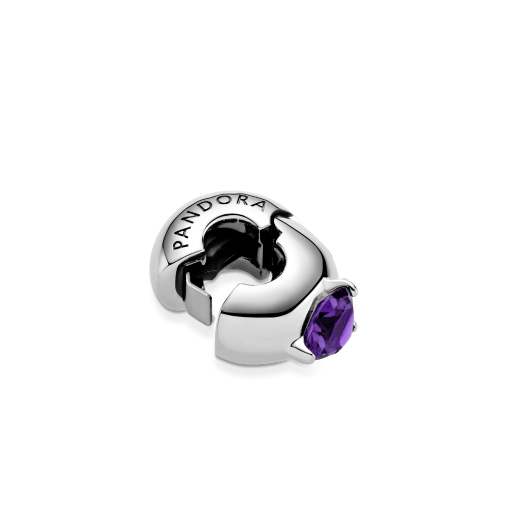 Серебряный шарм-клипса Пандора  