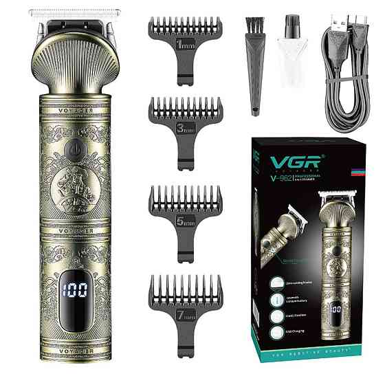 Машинка для стрижки волос VGR 962,с дисплеем и USB SBR Киев