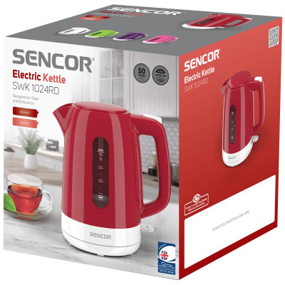 Электрочайник Sencor SWK 1024RD (SWK1024RD) Винница - изображение 12