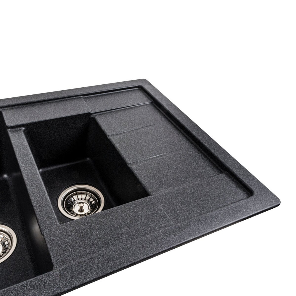 VALESO Гранітна мийка для кухні VALESO TOSKANA 7850W матова Карбон Киев - изображение 4