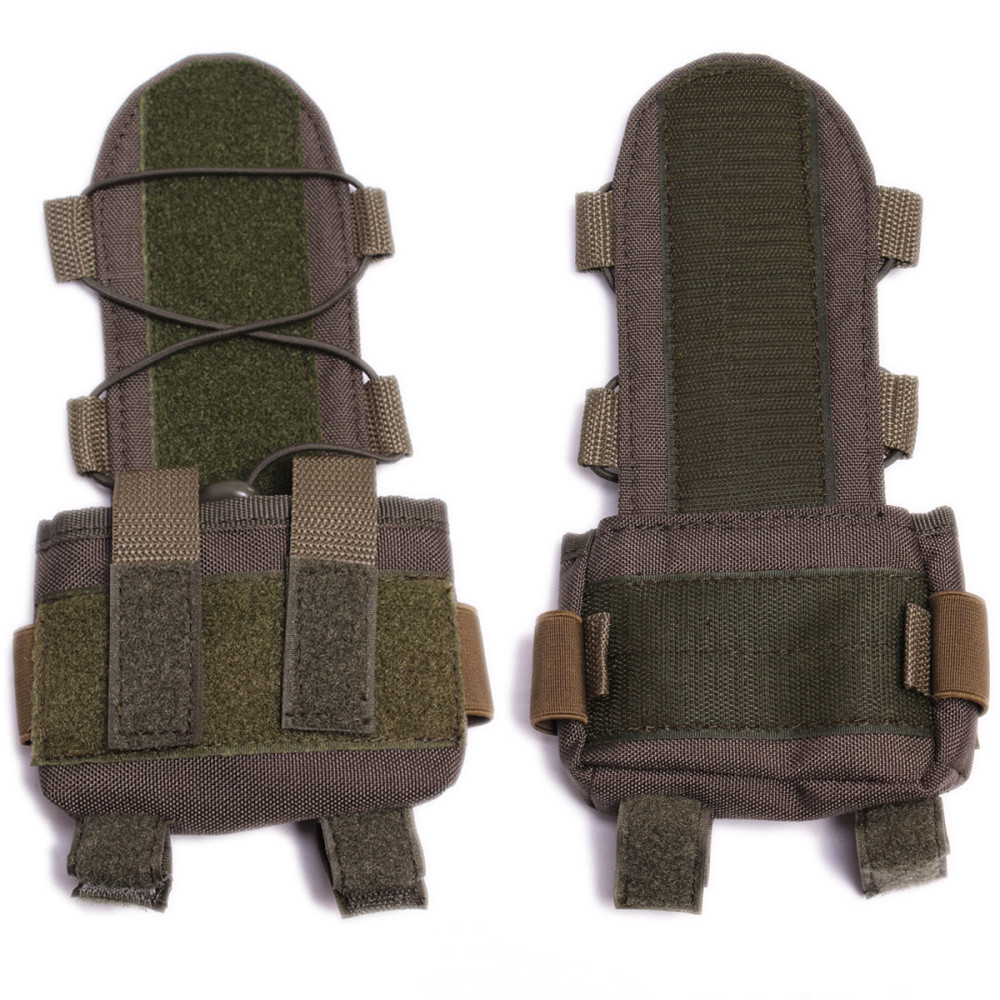 Подсумок на шлем, противовес на каску, сумка для батарей олива Одесса - изображение 2